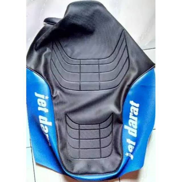 Kulit jok motor RX-KING Jet Darat Biru