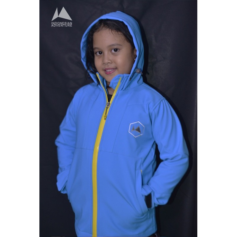 jaket anak softsheel