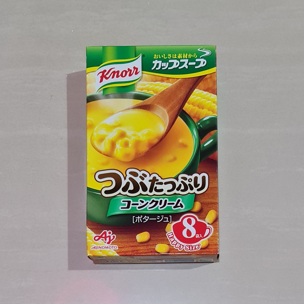 Bumbu Knorr Cup Soup Instant Crushed Corn Cream 8 Bags