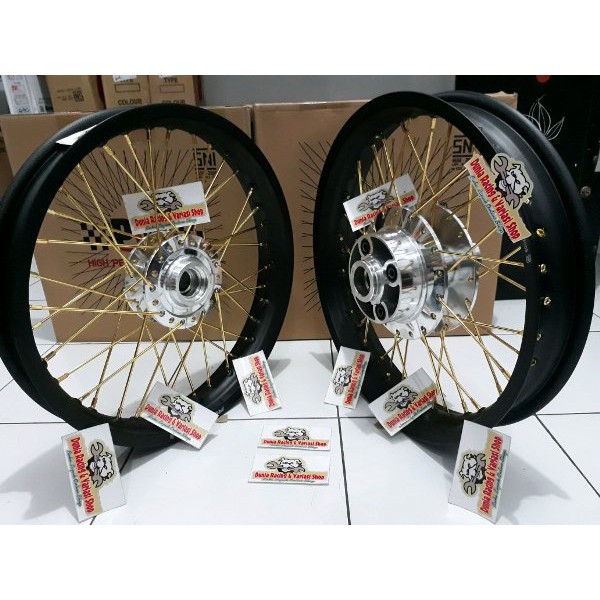 BRILIANT Velg sepaket Mega pro primus-Megapro lama-Verza velg lebar 185-215 ring 17 Tromol