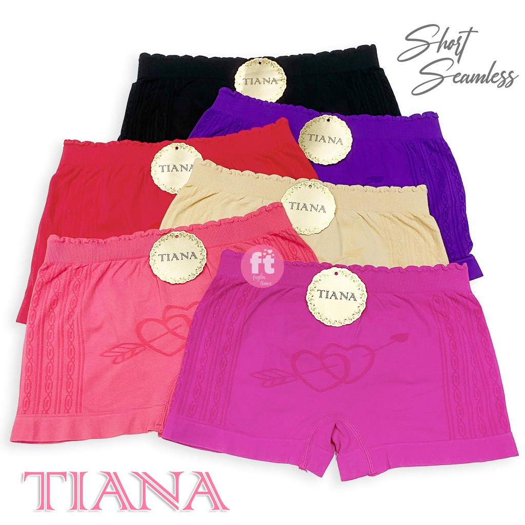 TIANA | Short Wanita RAJUT / KUALITAS BAGUS / EXTRA SOFT / Motif LOVE / art TNJ 8081