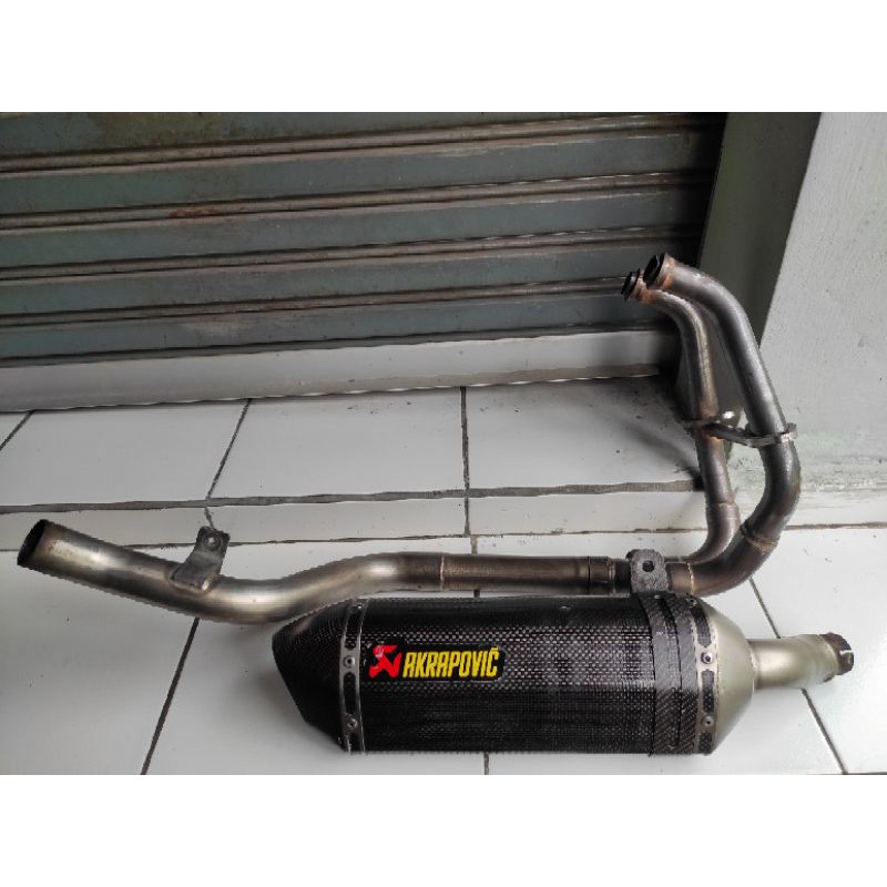 Leher Header Akrapovic Slovenia Ninja 250fi Old/Akrapovic Original/Knalpot Akrapovic Ninja