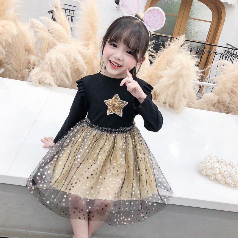 HappyOliver DRESS JOYFULL STARS EBV Baju Dress Anak Perempuan Import 6 bulan - 6 Tahun Imlek cheongsam