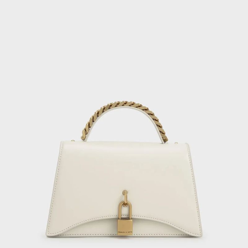 12.12 SALE | CK Padlock Trapeze Bag