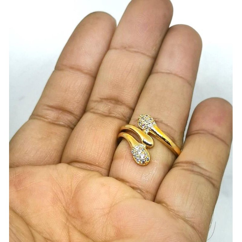 cincin wanita //cincin lapis emas//perhiasan//cincin permata