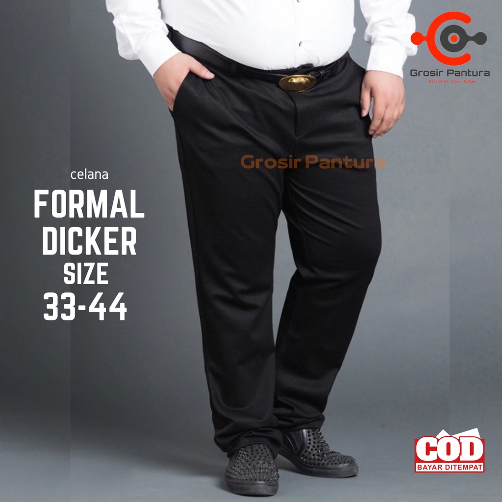 CELANA KERJA / BAHAN / KANTOR / FORMAL / PANJANG PRIA JUMBO BIG SIZE PRIA 33-44