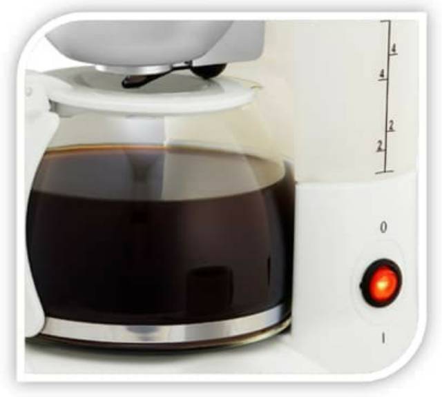 Sharp Coffee Maker 10-12 Cup (1.5Liter) HM80L Putih/ Mesin Coffee Sharp