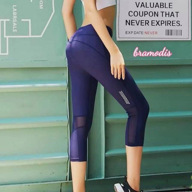 Celana senam capri 1719/legging senam wanita