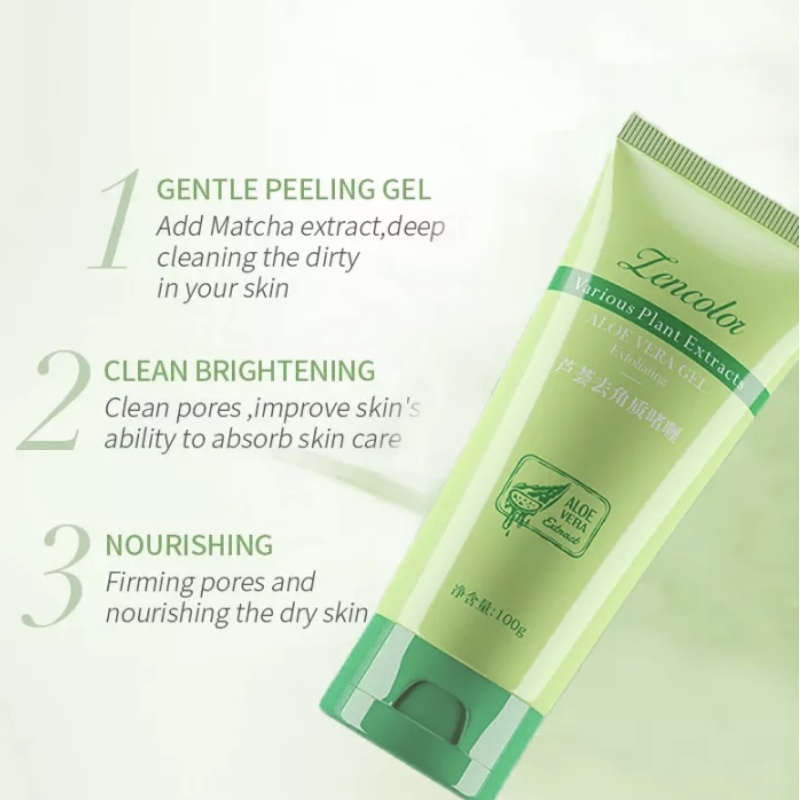 Exfoliating Aloe Vera Centella Asiatica Peeling Gel Eksfoliasi Kulit Wajah 60g XX071