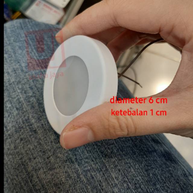 Lampu led tangga outbow tempel kecil mini dinding lamp koin rak lamari lampu