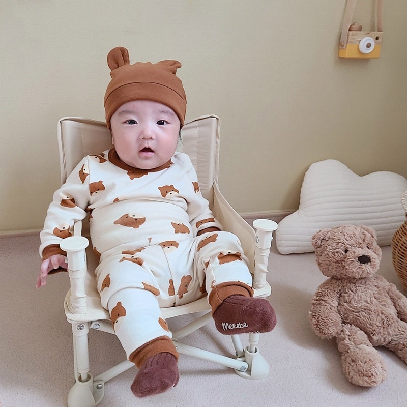 bear sleepsuit bayi baju tidur beruang