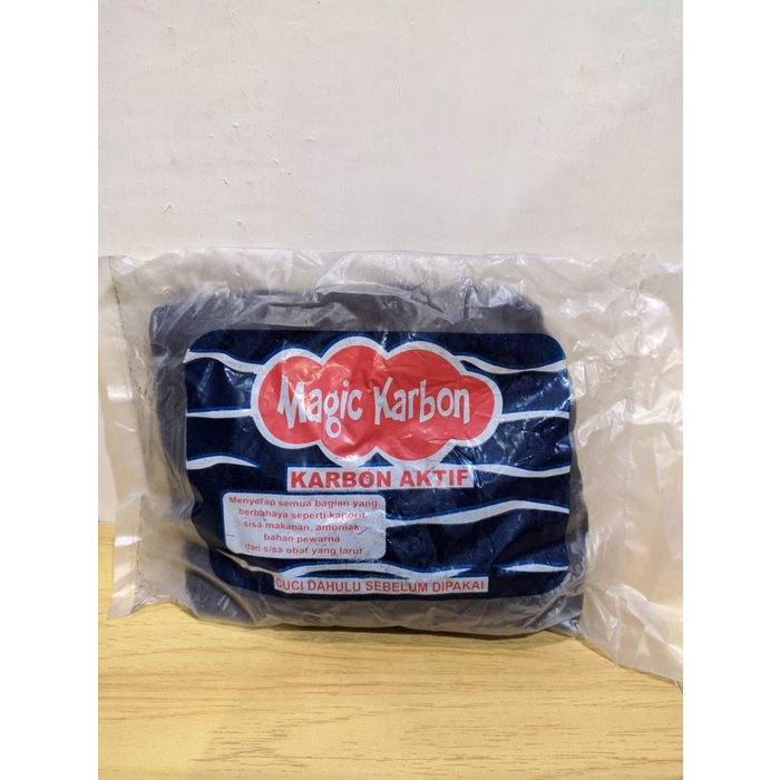 Karbon Aktif Media Filter Pembersih Kolam Ikan Koi Aquarium 1Kg