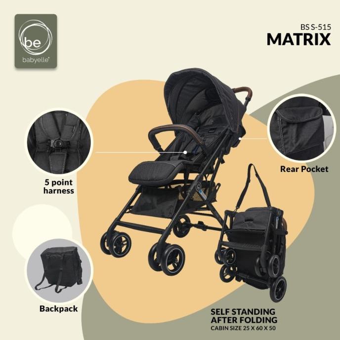 Stroller Baby Elle Kereta Dorong Bayi BabyElle 515 Matrix