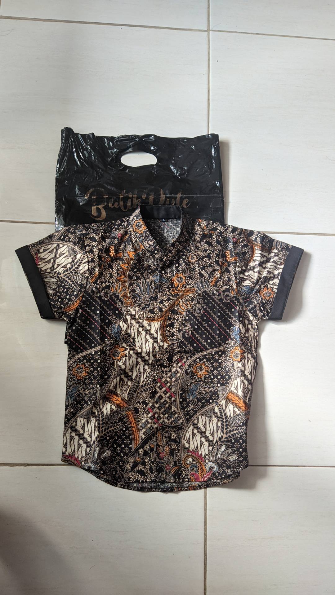 Batik Anak Lucu Hitam Coklat By Batikbule