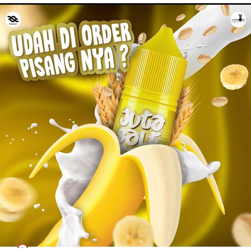 JUTA OATS BANANA SALT AUTHENTIC 30ML LIQUID JUTA SALT CUKAI