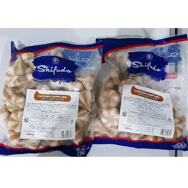 Shifudo Dumpling Ayam, Dumpling Keju, Dumpling Keju Spicy 500g