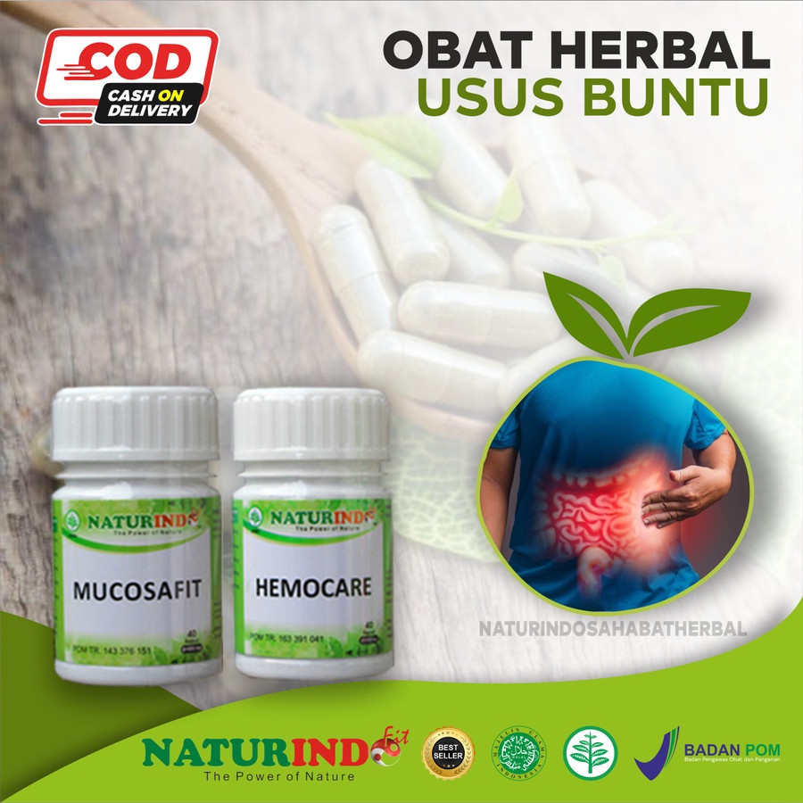 OBAT USUS BUNTU PALING AMPUH TANPA OPERASI ALAMI 100% HERBAL NATURINDO - USUS BUNTU AMPUH
