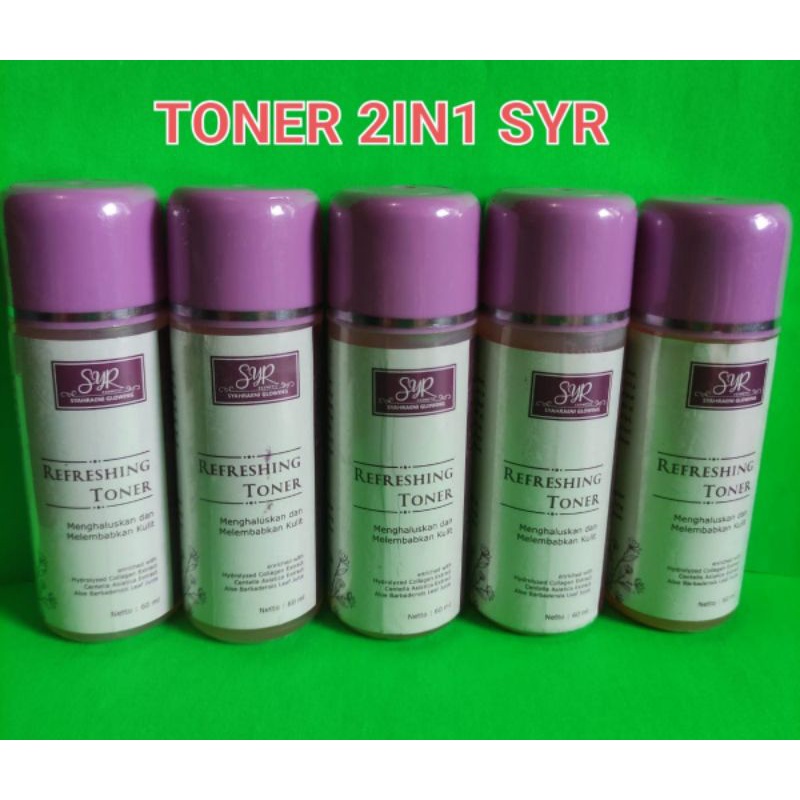 Bisa COD BPOM skincare Toner SYR Glowing 3 in 1Paket hemat syahreni syahraeni 3 in 1 ori wajah paket