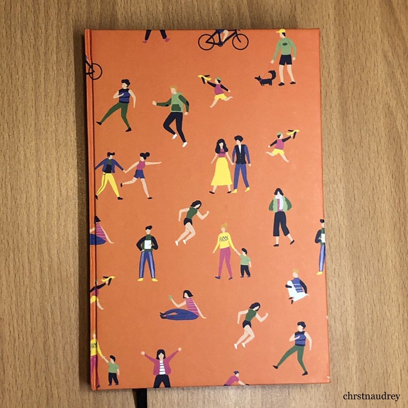 

[ORANGE] HARDCOVER VINTAGE NOTEBOOK 100 lembar plain brown paper | BUKU TULIS CATATAN HARD COVER