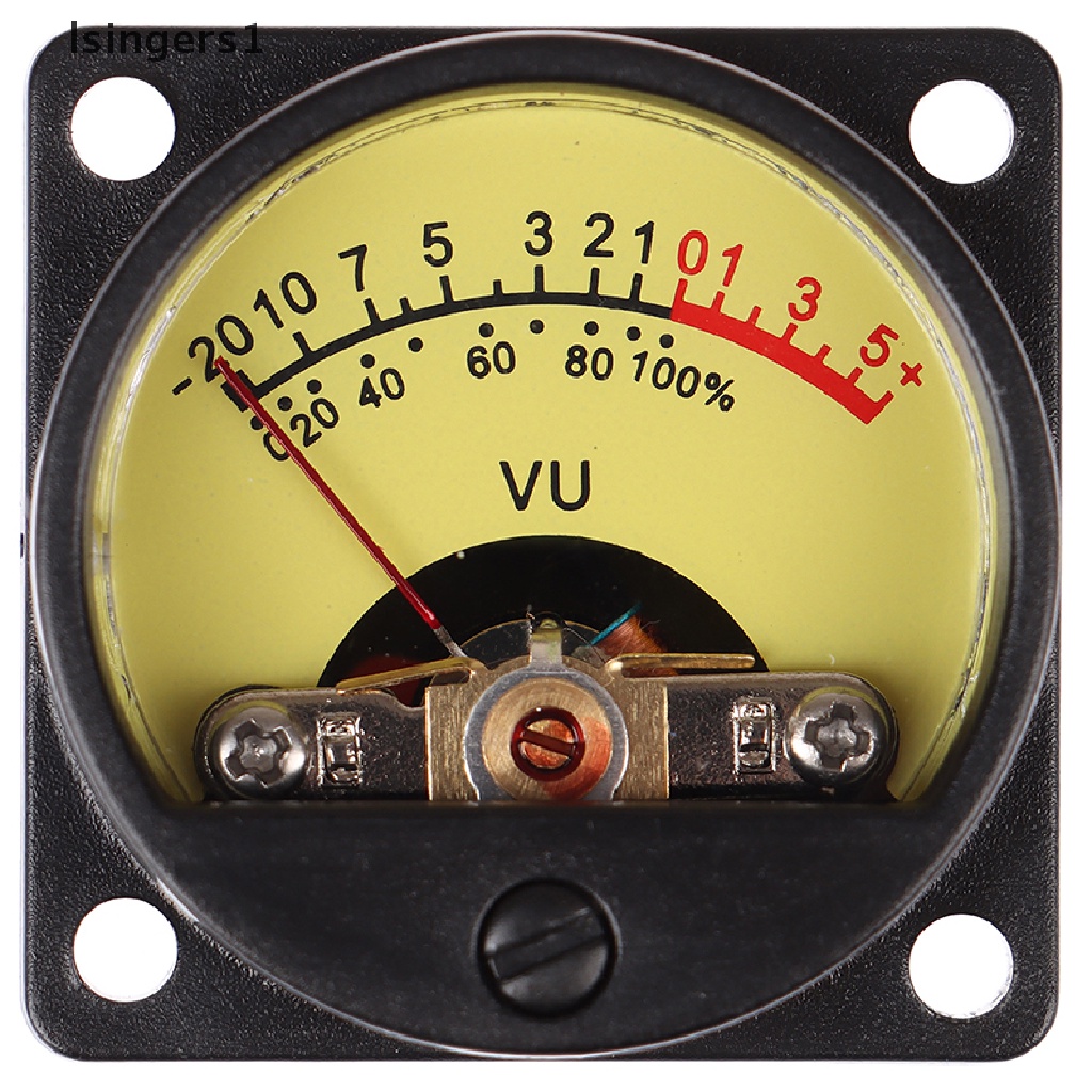 (lsingers1) 1pc Panel VU Meter 6-12V Untuk Merekam Audio Level