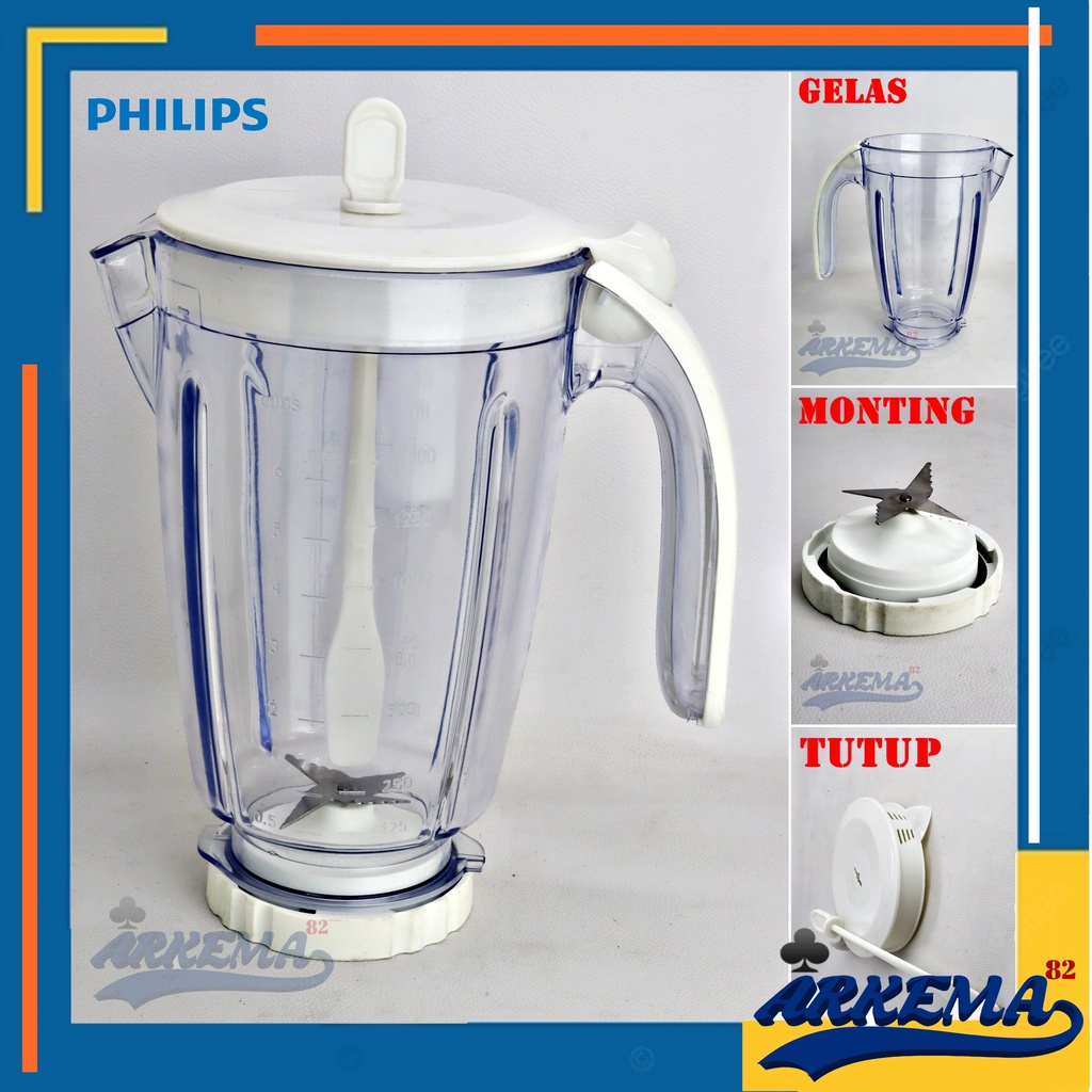 GELAS BLENDER HR 2115 2116 2061 2071 2068 | MANGKOK JUS BLENDER PHILIPS | PISAU BLENDER JUS