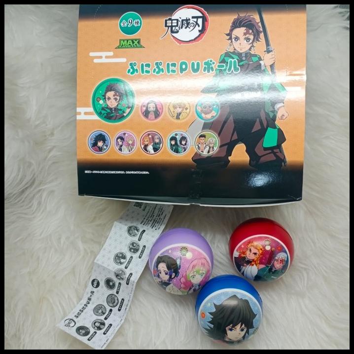SQUISHY BALL KIMETSU NO YAIBA ORIGINAL JAPAN BOLA SQUISHY ANIME