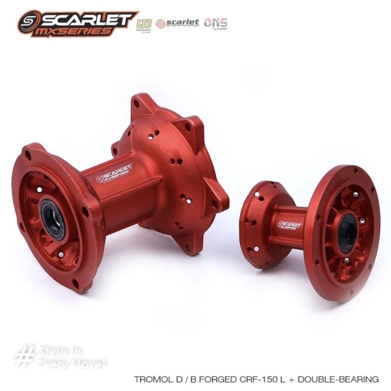 tromol crf 150 l forget scarlet racing 36hole doble bearing tromol depan belakang crf 150l Tromol Sc