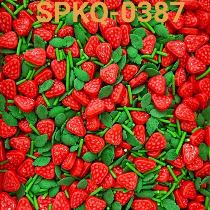 

SPKQ-0387 SPRINKLE SPRINKLE SPRINKEL 250GR DAUN BUAH STRAWBERRY NATAL HEMAT