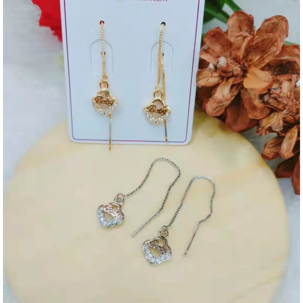 Anting Xuping Permata Lapis Emas Perhiasan Fashion L11.12