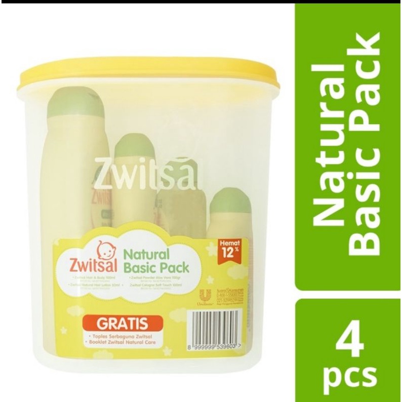 Zwitsal Natural Basic Pack Gifset - Baby Travel Pack