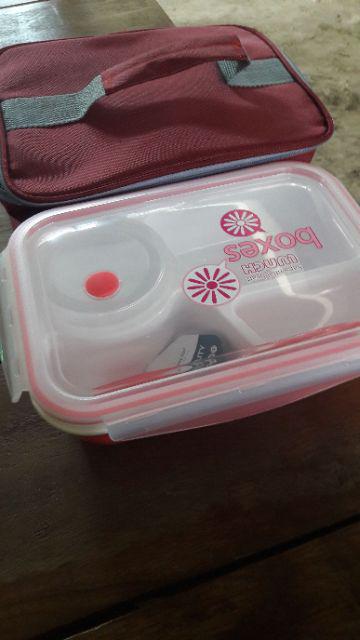 Tas Jaring Lunch Box / Bekal / Tempat Makan Aluminium Foil Premium