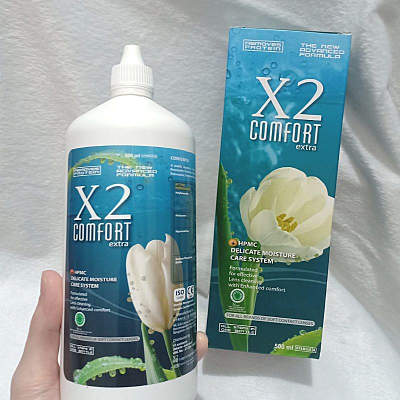 Cairan Softlens X2 Comfort 500ml / Air softlens X2 500ml