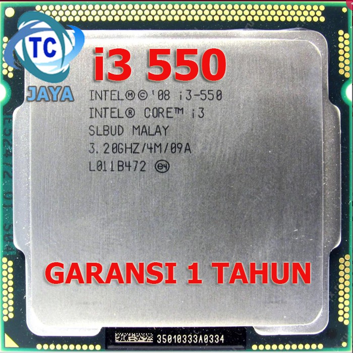 Processor INTEL Core I3 540 PLUS FAN INTEL  ORI