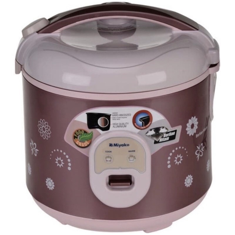MIYAKO MAGIC COM MCM-18 BH 1.8L / RICE COOKER / PENANAK NASI - ORIGINAL (BERLIAN HITAM)