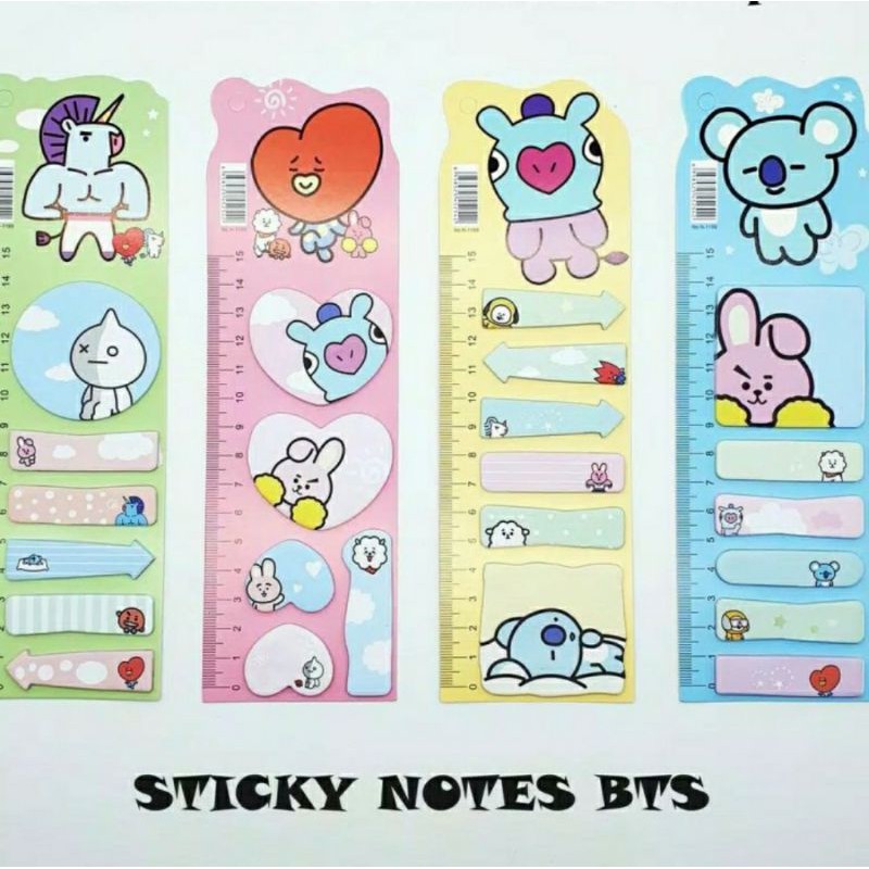 Jual Sticky Notes Lucu Sticky Notes Bt Pernak Pernik Bts Shopee Indonesia