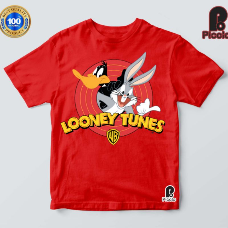 kaos anak looney tunes wb unisex bahan premium