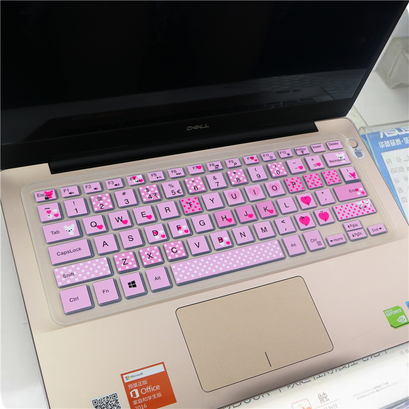 Skin Silikon Cover Pelindung Keyboard Laptop 14 &quot;Untuk Dell Latitude 3400 3460 3480 3490 5000 5481 7000 7482