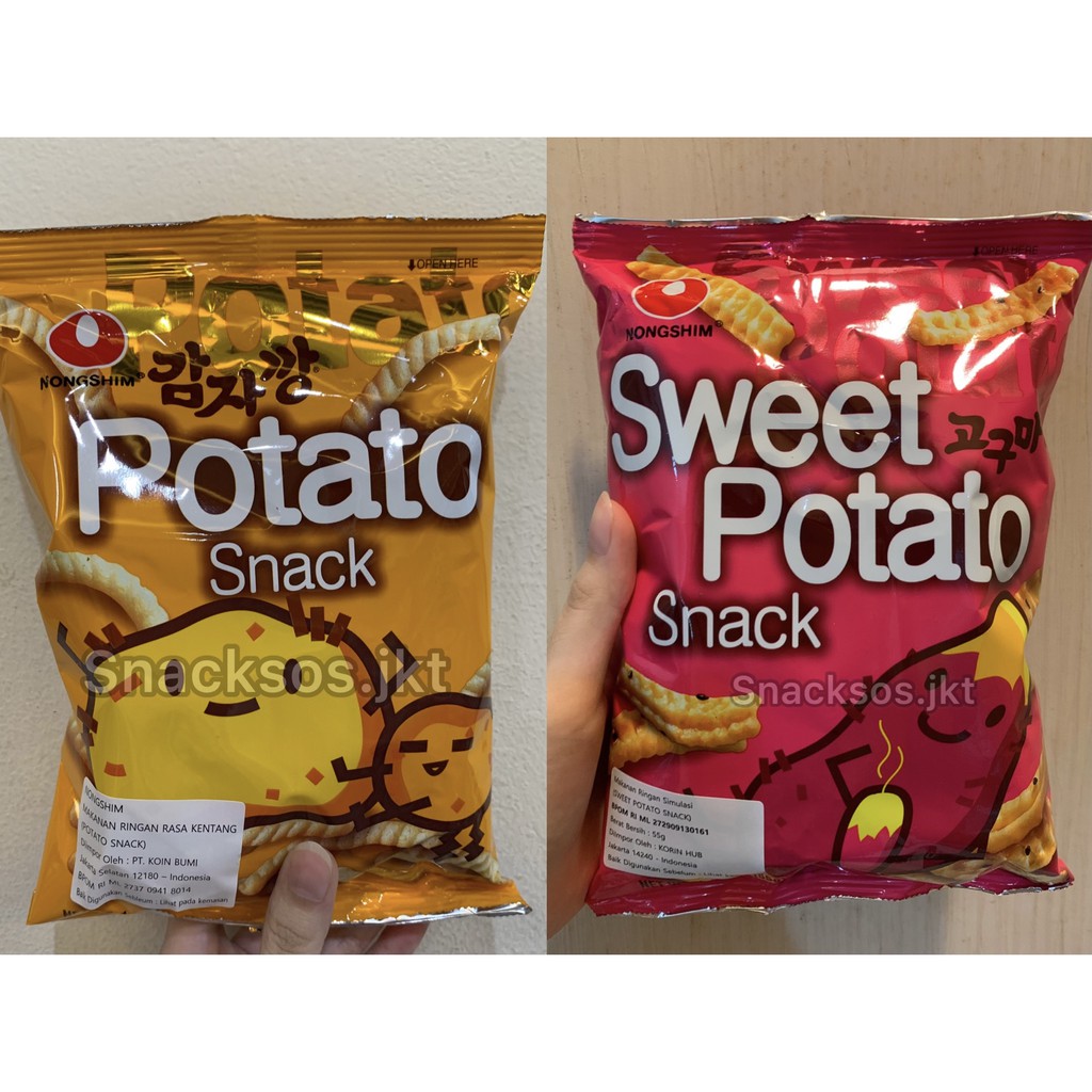 

NONGSHIM SWEET POTATO SNACK / POTATO SNACK KOREA- KENTANG