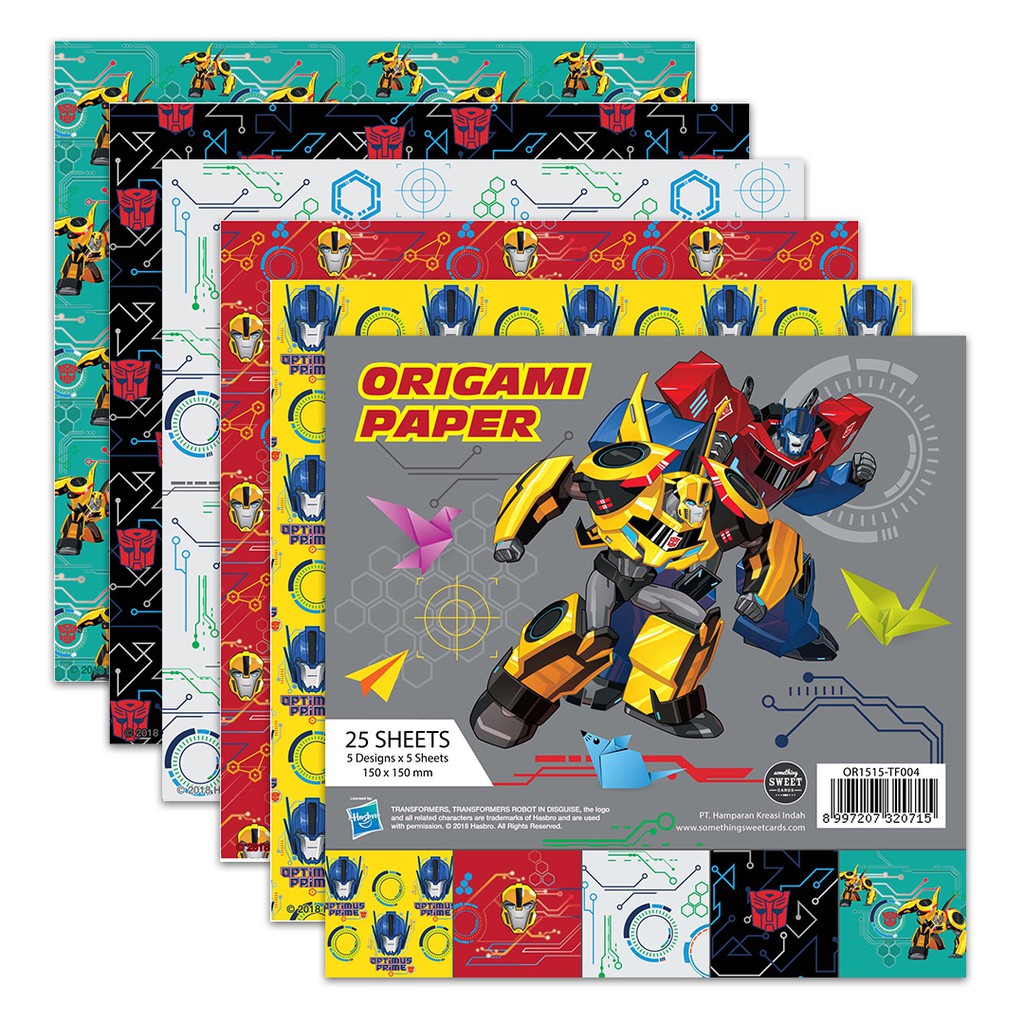 

Something Sweet Cards - Origami Paper - Kertas Lipat - Transformer - OR1515-TF004