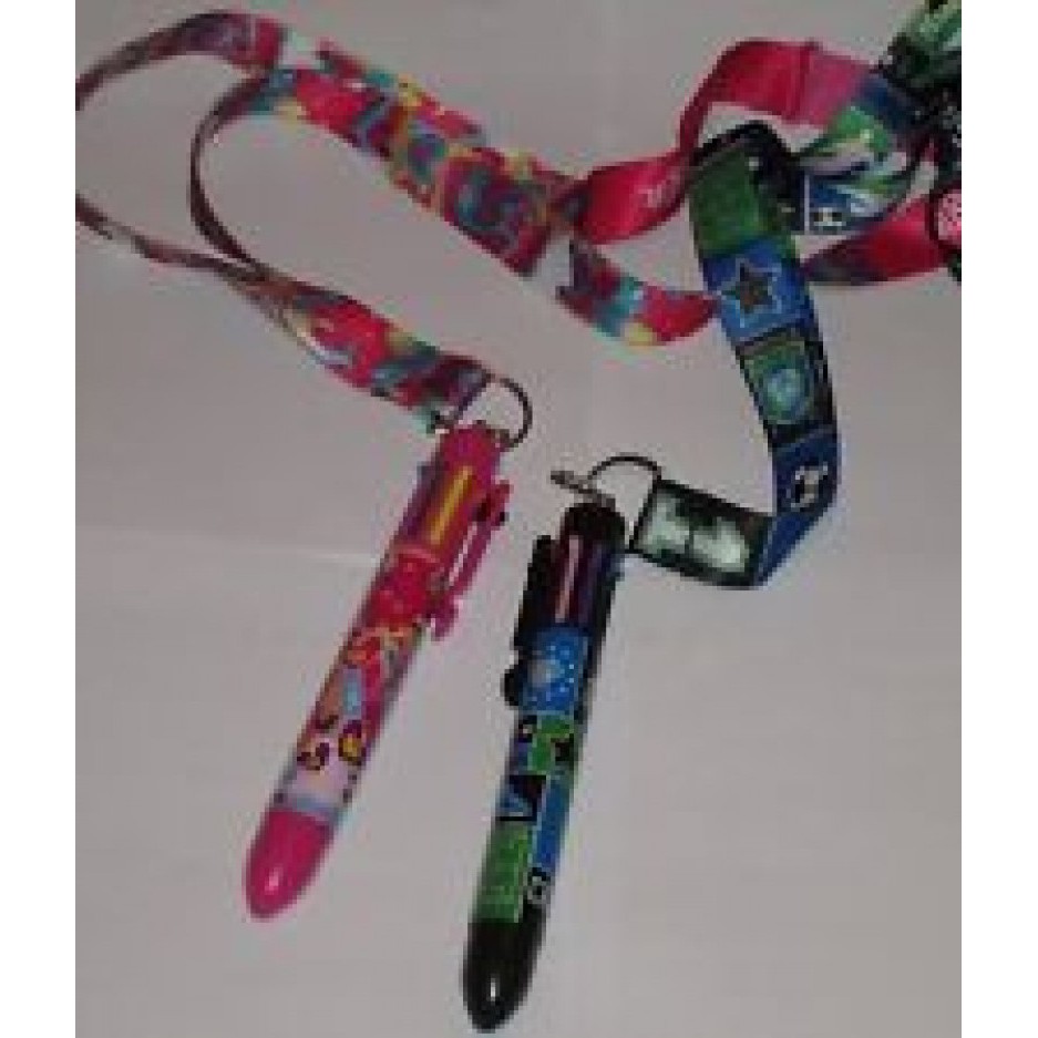 

Smiggle pen rainbow lanyard snazzy