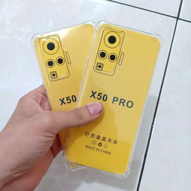 Vivo X50 / X50 Pro Softcase Anti Crack Silikon Cover Clear X50 X50pro