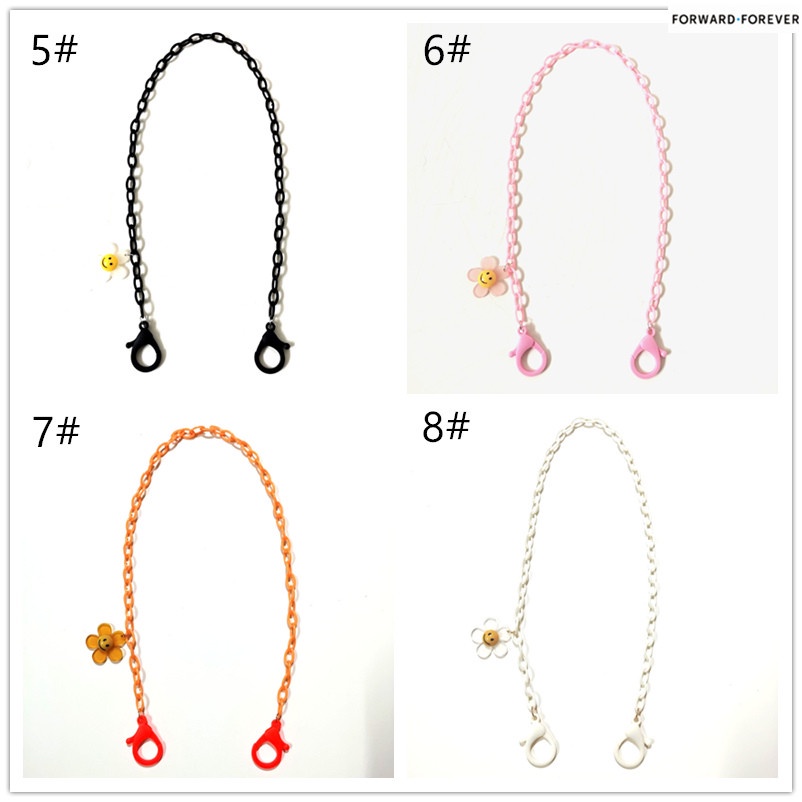 Fashion flower pendant mask chain mask anti-lost lanyard