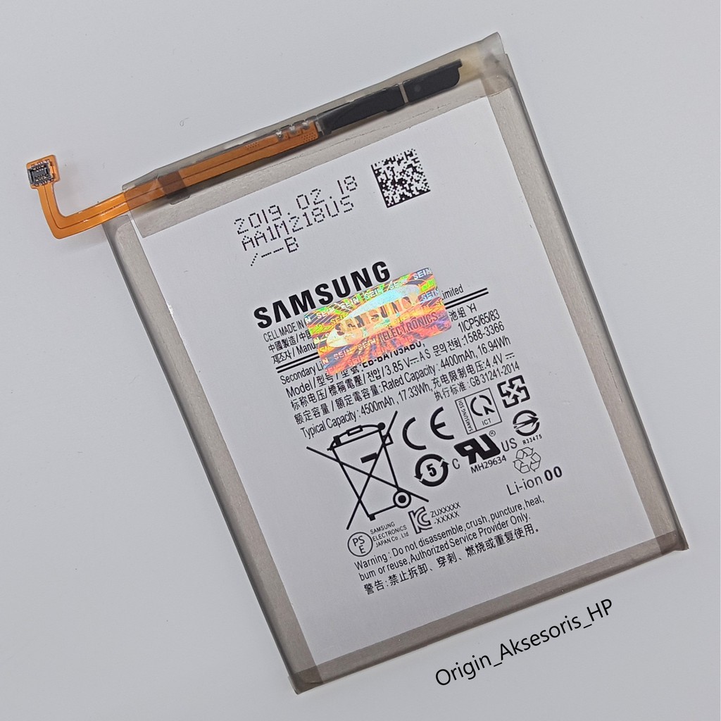 Baterai Samsung Galaxy EB-BA705ABU A70 2019 Original SEIN 100% dc 88