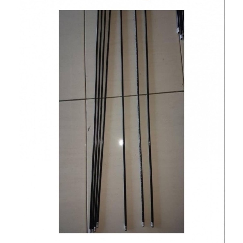 Blank Carbon Sutet 200cm Sudah Di Bubut Dan Dicat