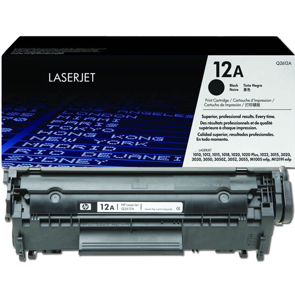 HP Black Toner 12A Q2612A