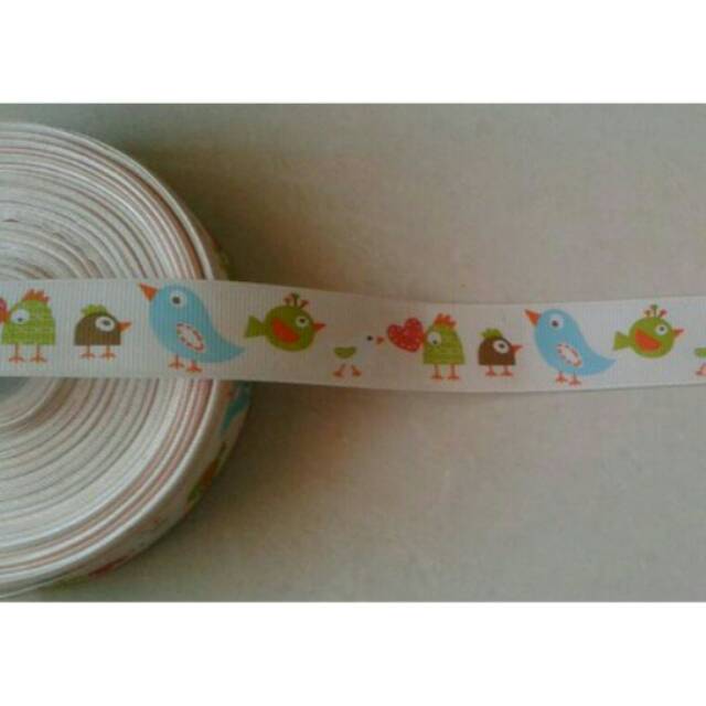 

Pita grosgrain 1" bird