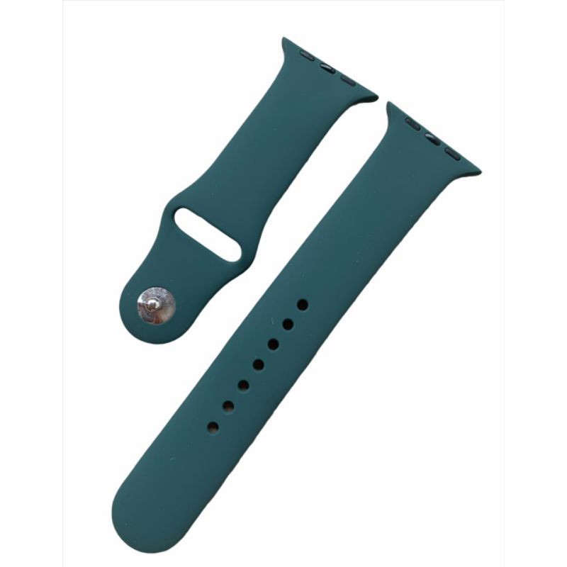 Strap Tali apple watch ruber iwatch pasific green 42/44 berkualitas super