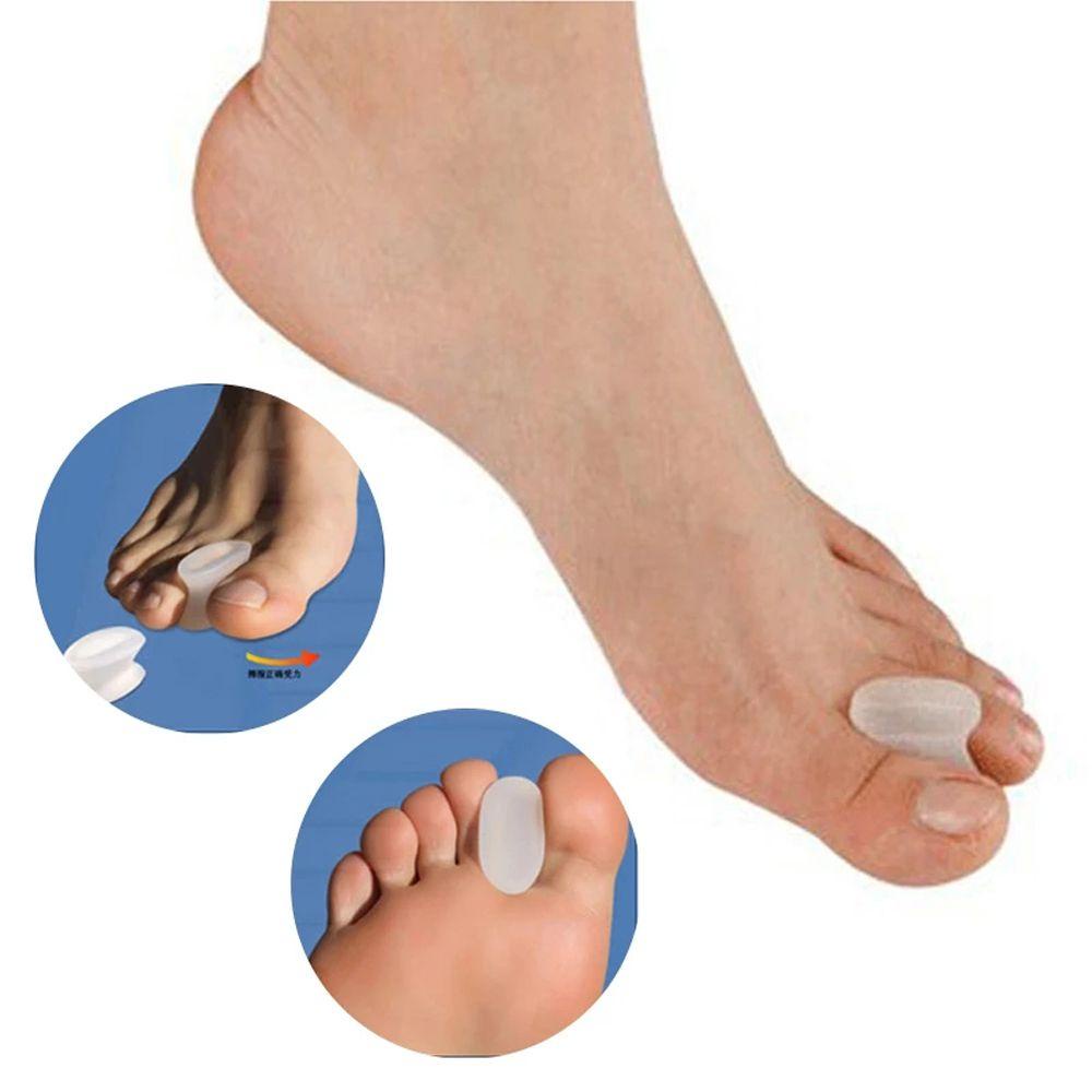 Agustina Pemisah Kuku Kaki Bunion Putih Tulang Pedicure Care Thumb Adjuster Pelindung Jempol Pelurus Jari Kaki