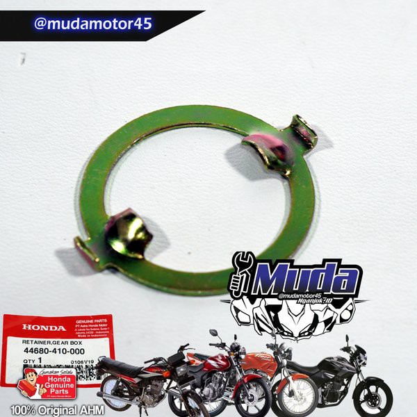 RING PEMUTAR GIR BOX SPIDO TIGER MEGA GL PRO SUPRA FIT 44680-410-000 RETAINER GEAR BOX TROMOL SPEEDO