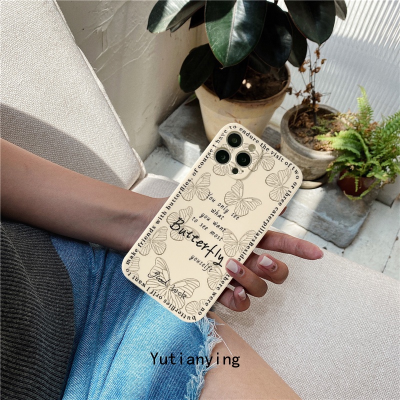 Butterfly Case Motif Kupu-Kupu Untuk Vivo Y11 Y20s G Y20 Y12 Y15S Y15A Y21S Y21 2021 Y33S Y17 Y15 Y50 Y30 Y53 Y91C Y95 Y12i Y12S